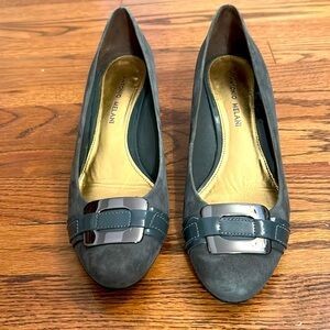 Antoni Melani suede wedges.